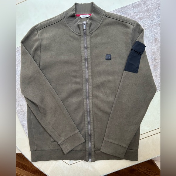 Calvin Klein Men’s Front Zip Sweater - Picture 4 of 16